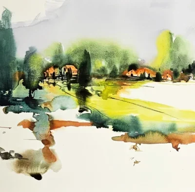 Watercolor series by the artist Hasan Abasnezhad
