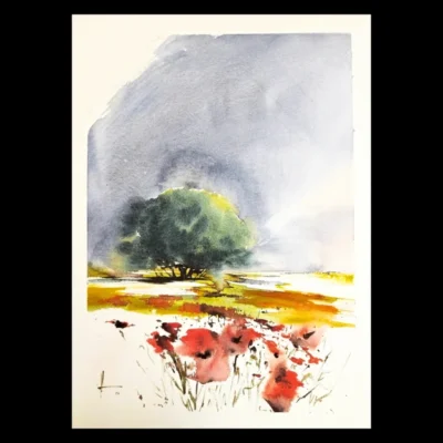Watercolor series by the artist Hasan Abasnezhad