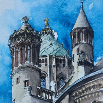 Watercolor series by the artist Hasan Abasnezhad